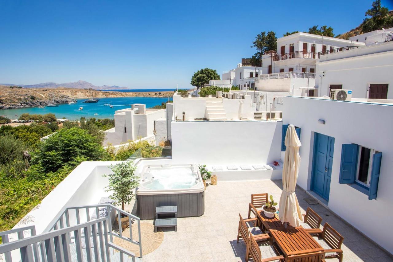 Villa Euphrosyne Líndos Esterno foto