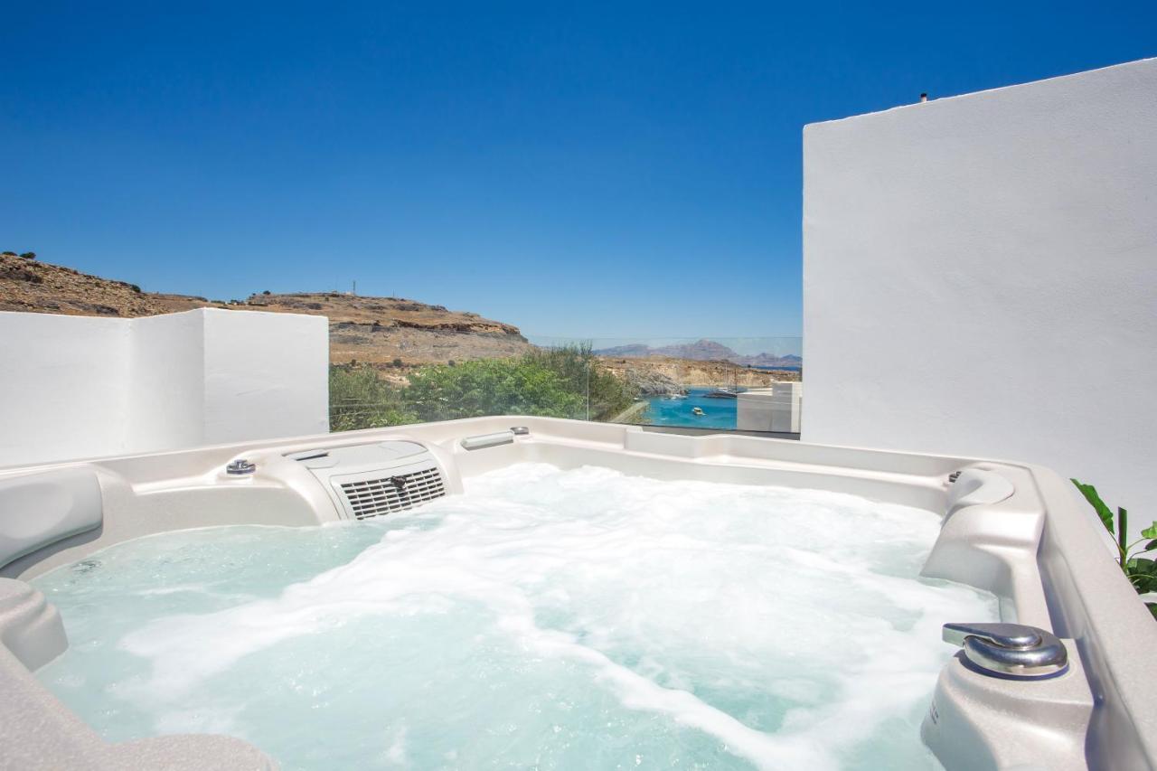 Villa Euphrosyne Líndos Esterno foto