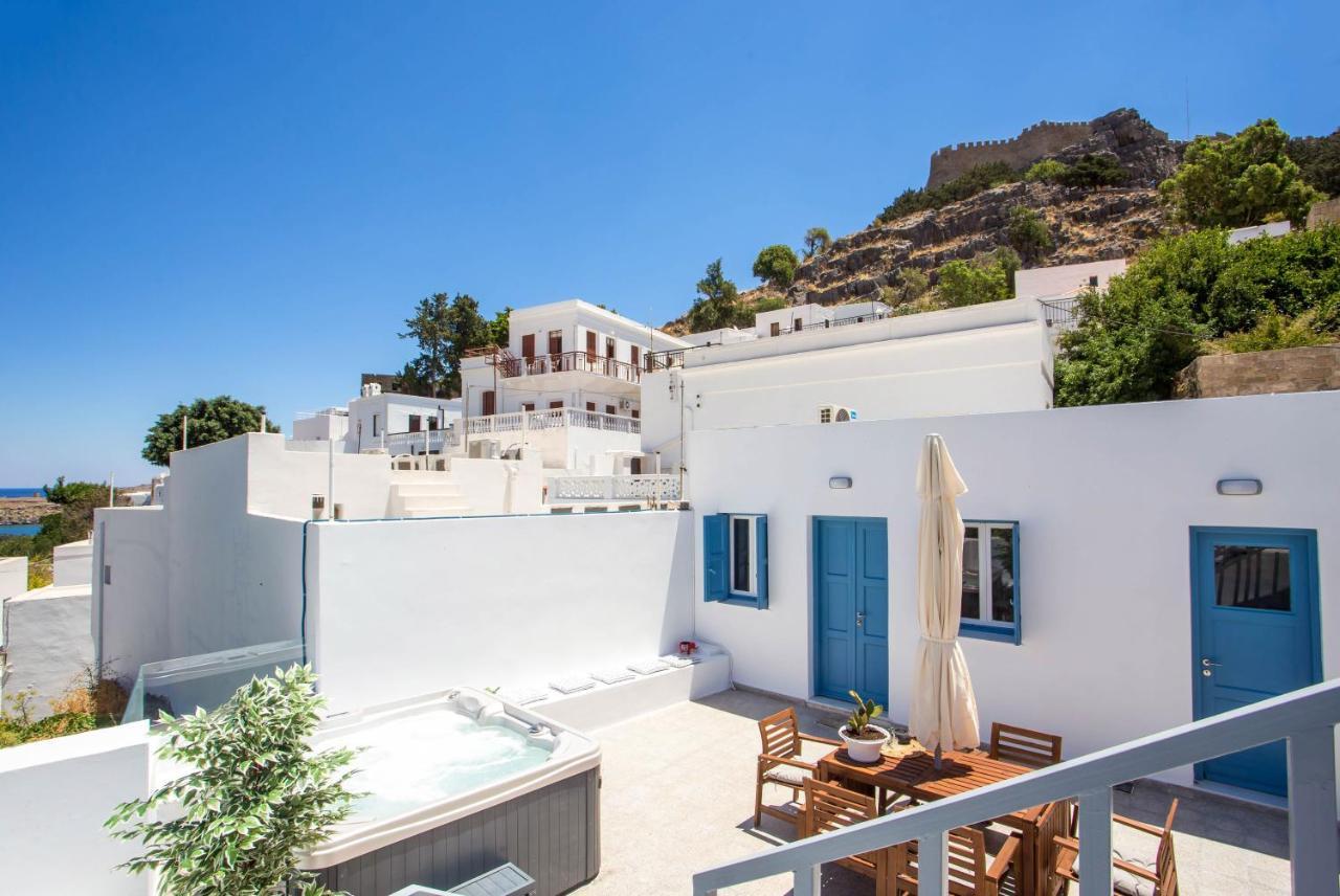 Villa Euphrosyne Líndos Esterno foto