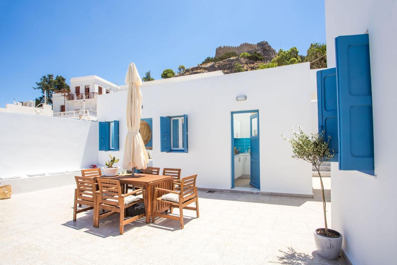 Villa Euphrosyne Líndos Esterno foto