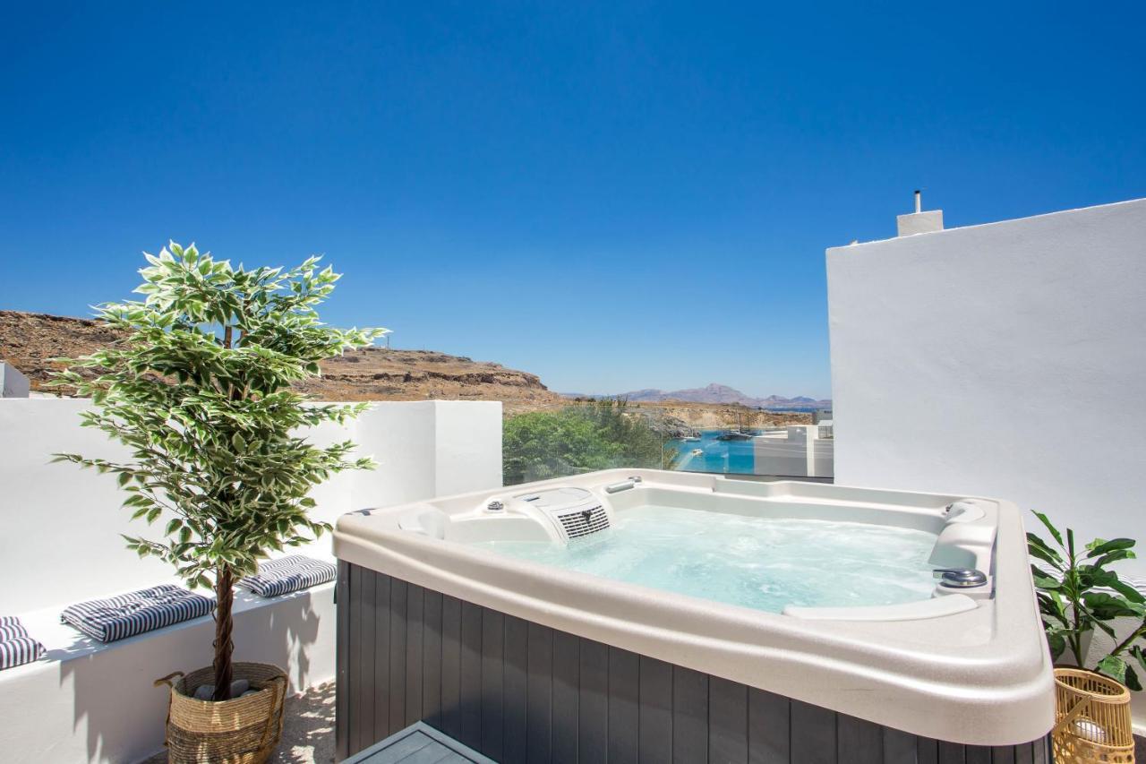 Villa Euphrosyne Líndos Esterno foto