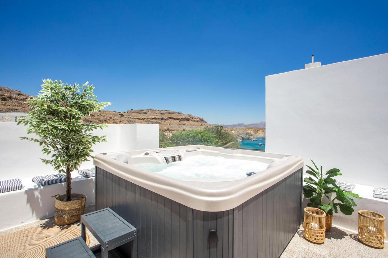 Villa Euphrosyne Líndos Esterno foto