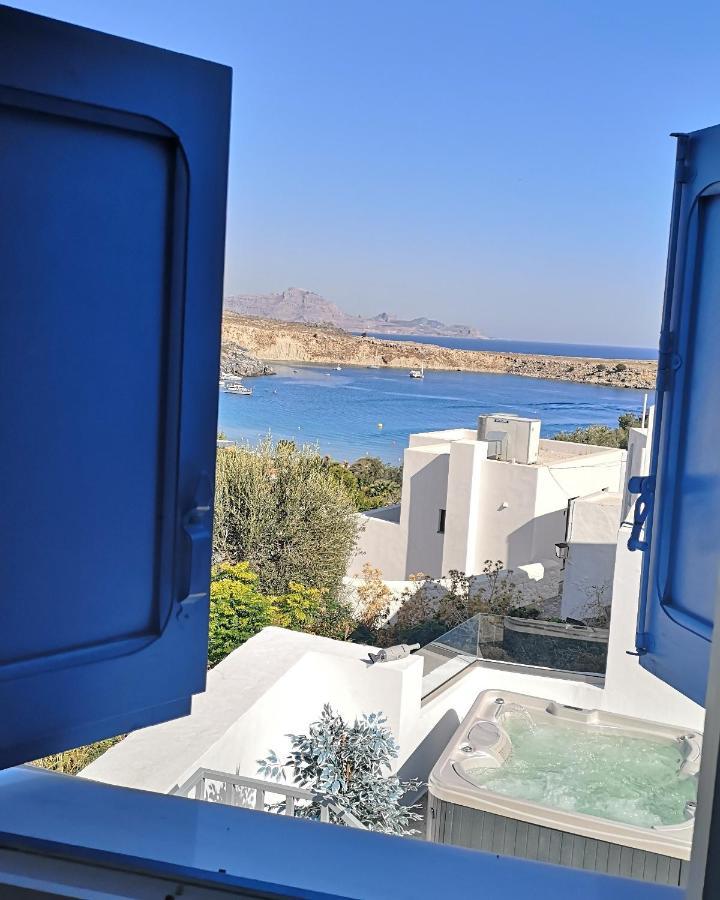 Villa Euphrosyne Líndos Esterno foto