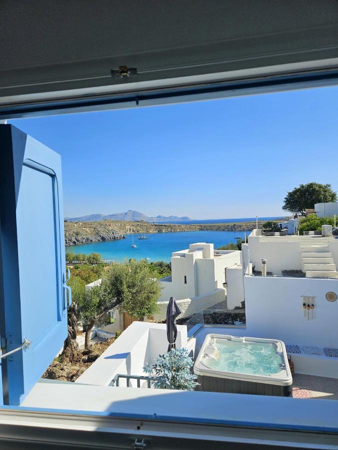 Villa Euphrosyne Líndos Esterno foto