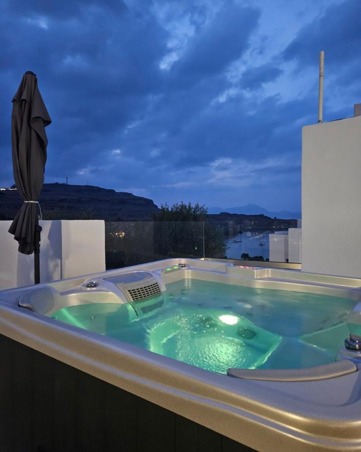 Villa Euphrosyne Líndos Esterno foto